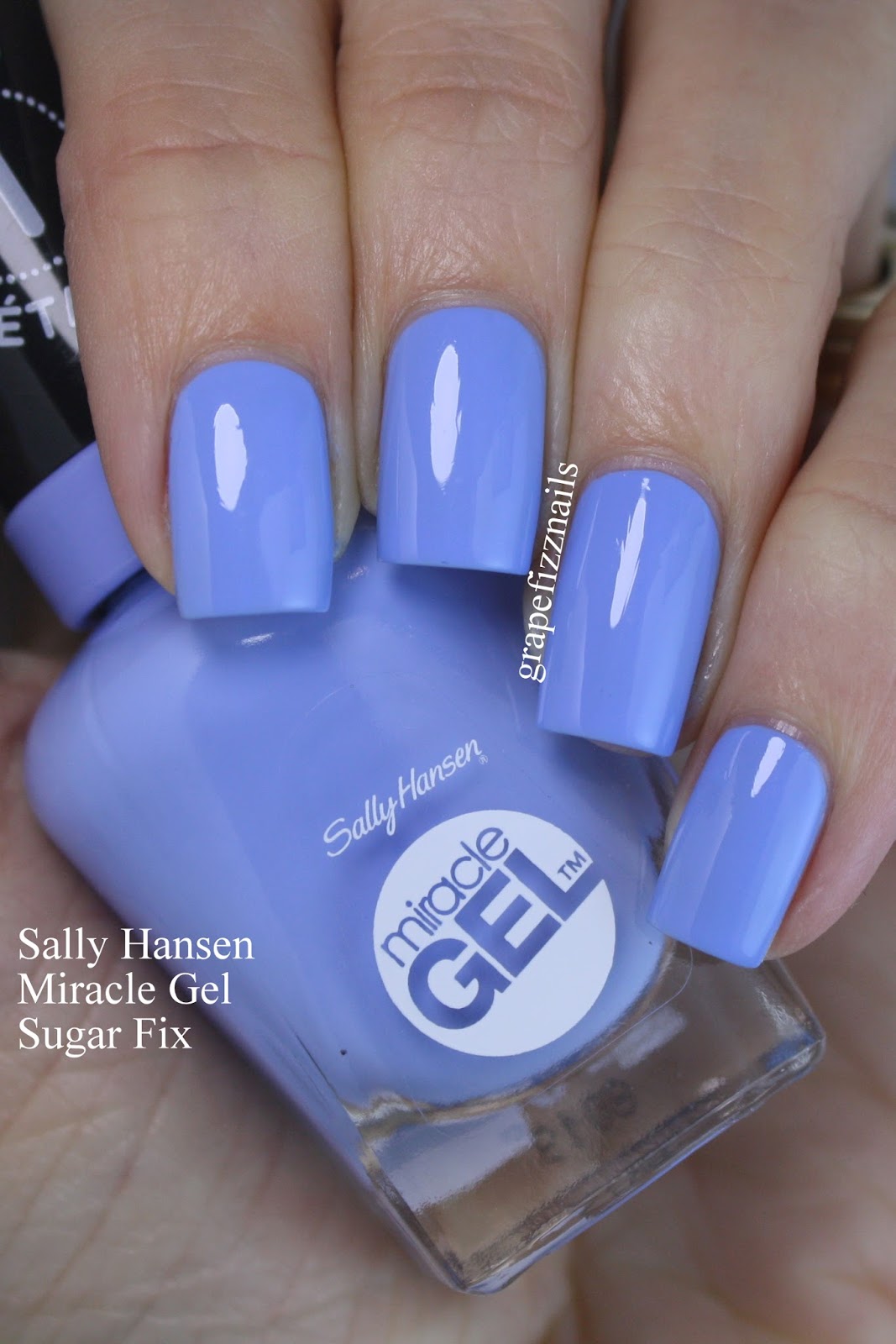Grape Fizz Nails Sally Hansen Miracle Gel Travel In Colour Collection