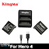 Combo sạc đôi + 2 viên pin Kingma cho Gopro hero 4