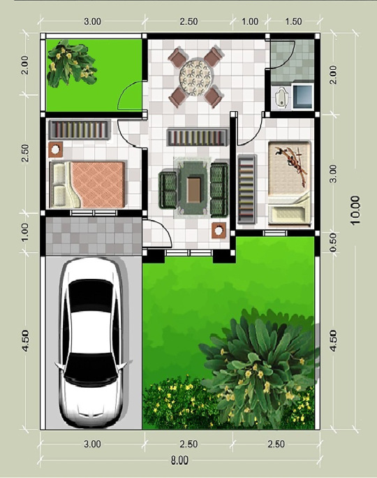desain denah model rumah minimalis sederhana model rumah minimalis 