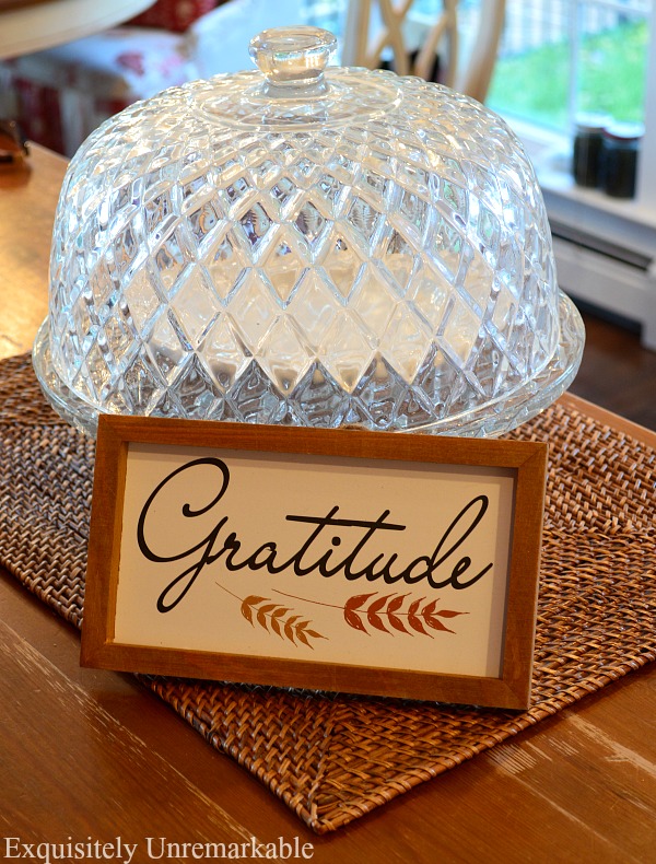 Wooden Gratitude Sign