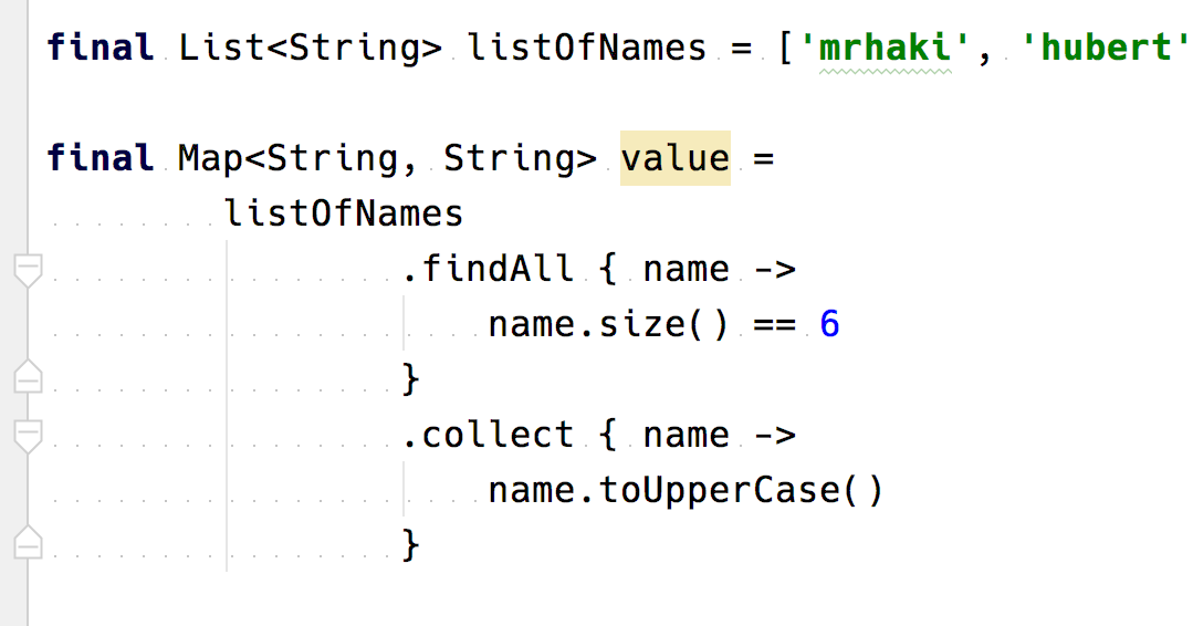 Groovy List To Map Groovy Goodness: Intellij Idea Formatting Of Closure Chains - Messages From  Mrhaki