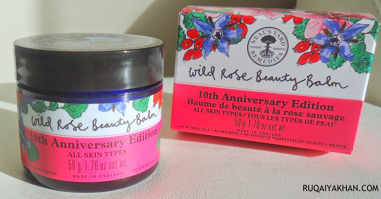 Ruqaiya Khan Neal's Yard Remedies Wild Rose Beauty Balm Review