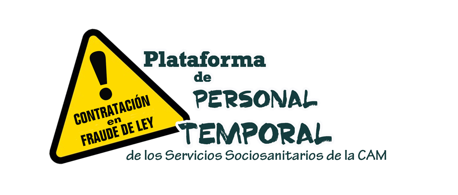 Plataforma de Personal Temporal del SERMAS y Servicios Sociosanitarios de la Comunidad de Madrid