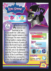 My Little Pony King Sombra Series 2 Trading Card