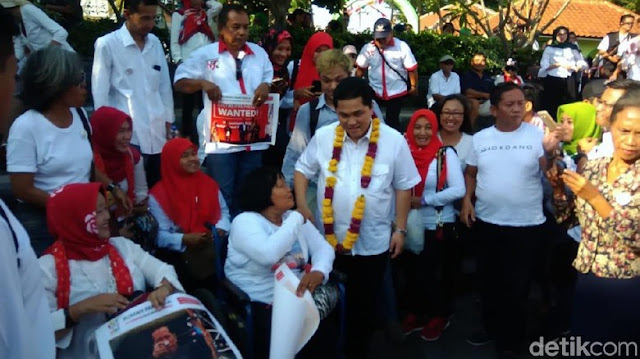 Erick Thohir Hadiri Deklarasi Relawan 'Emak-emak Jokowi' di Yogya