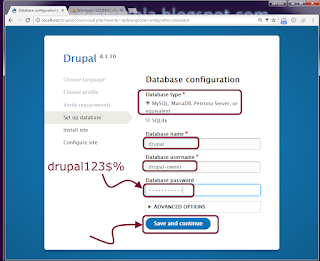 Install Drupal 8.1.10 opensource PHP CMS on Windows 7 XAMPP tutorial 5