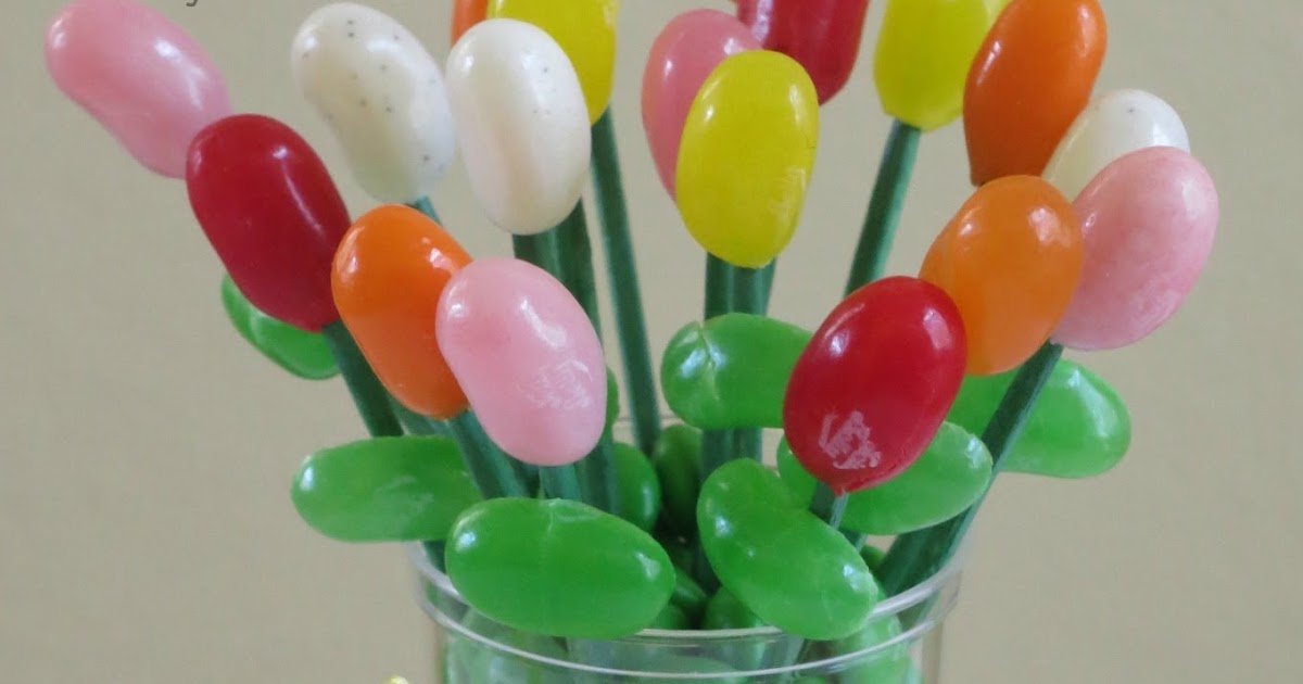 Cindy deRosier My Creative Life Miniature Edible Jelly Bean Bouquet