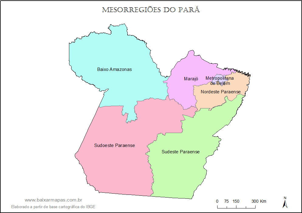 Mapas do Estado do Pará