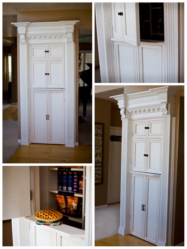 Be Different...Act Normal Faux Pantry Door Makeover