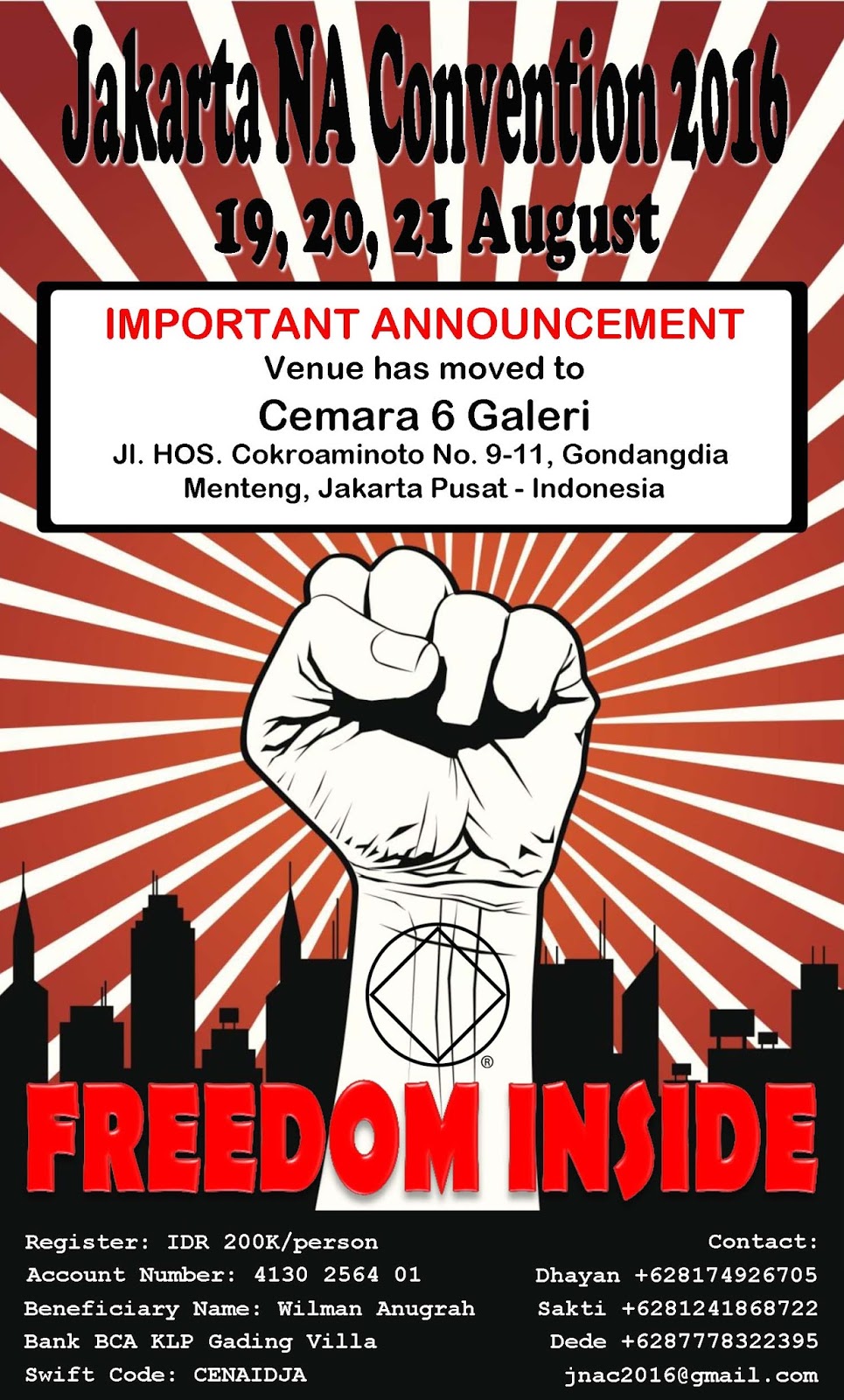 Narcotics Anonymous Jakarta Area Jakarta Narcotics Anonymous