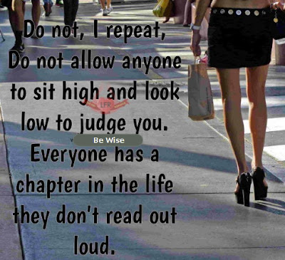 dont allow anyone to judge you dont allow anyone to judge you