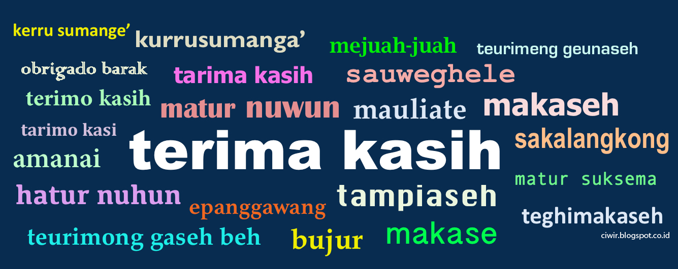 Bahasa Jawa Terima Kasih