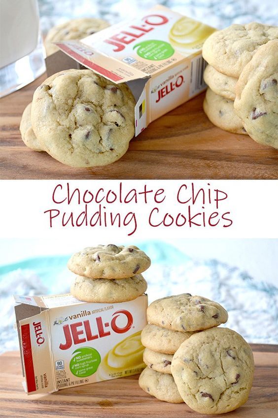 Once you try these Chocolate Chip Pudding Cookies, you'll insist on making cookies with pudding in the mix again and again. It has magical powders.