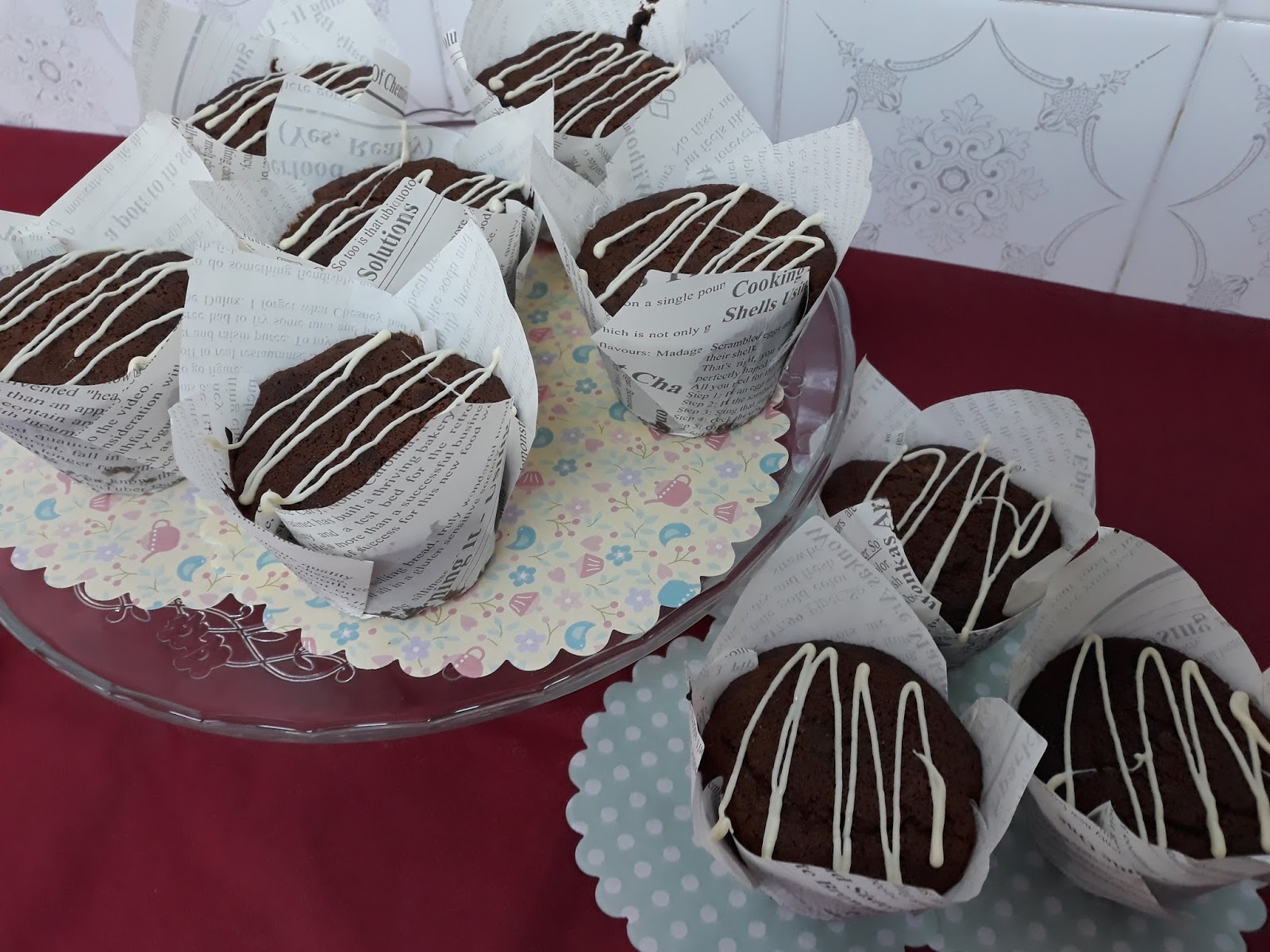 MUFFINS DE PLATANO Y CHOCOLATE