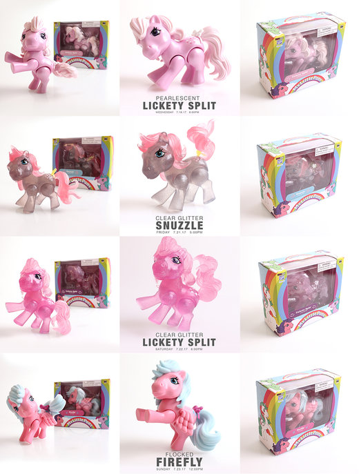 The Loyal Subjects SDCC 2017 Exclusive My Little Pony Lickety Split Clear