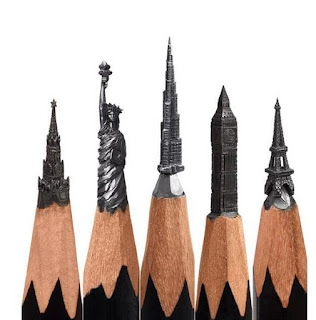 lead sculpture pencil