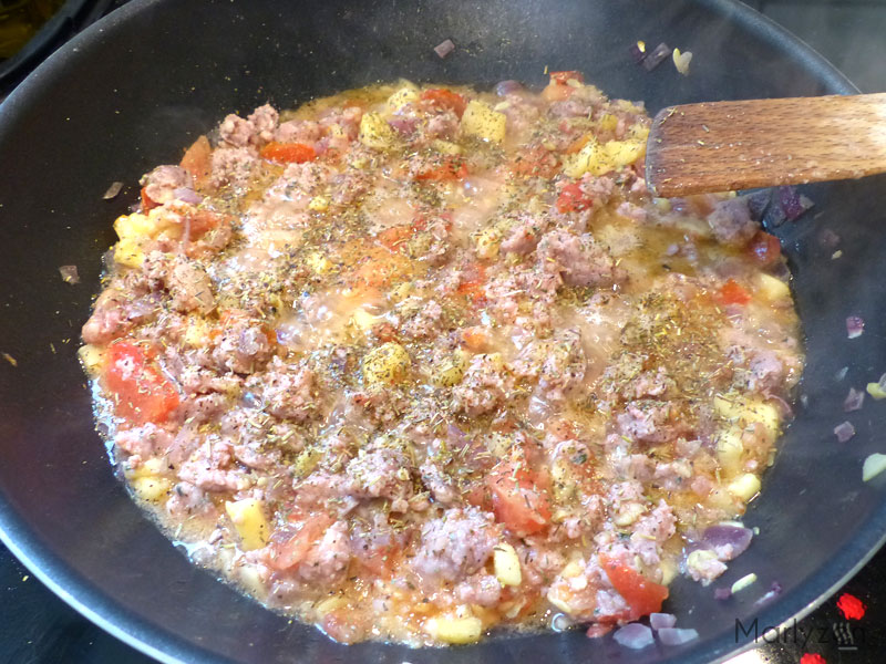 Ajoutez les herbes de provence.