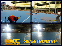 Pengecatan Lapangan Basket Rehabilitasi Sekolahan Paket 2