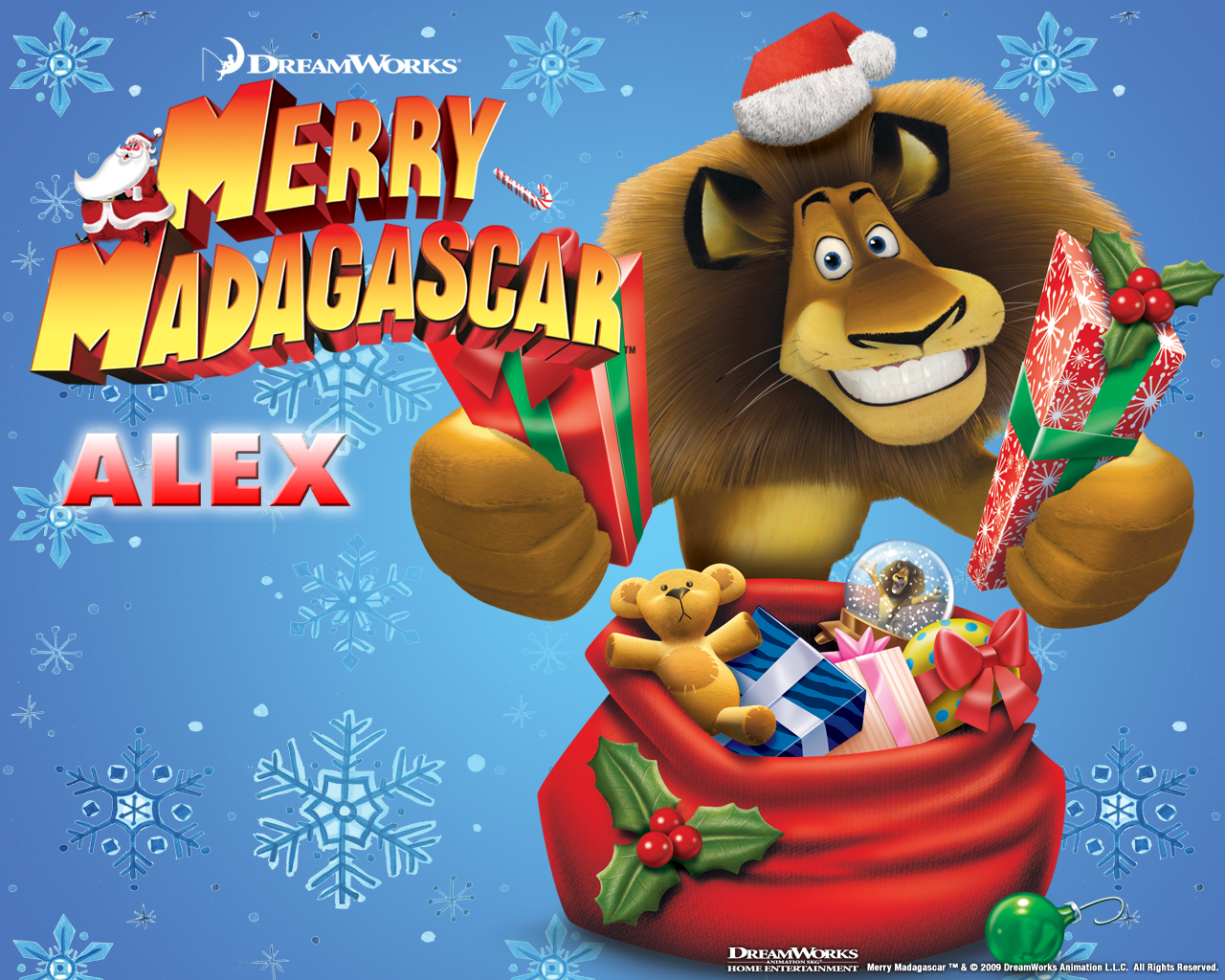 NOS PETITS FRERES LES ANIMAUX MADAGASCAR WALLPAPER DE NOEL