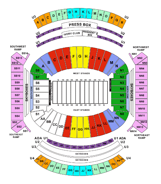 Bryant Denny Stadium 3d Seating Chart