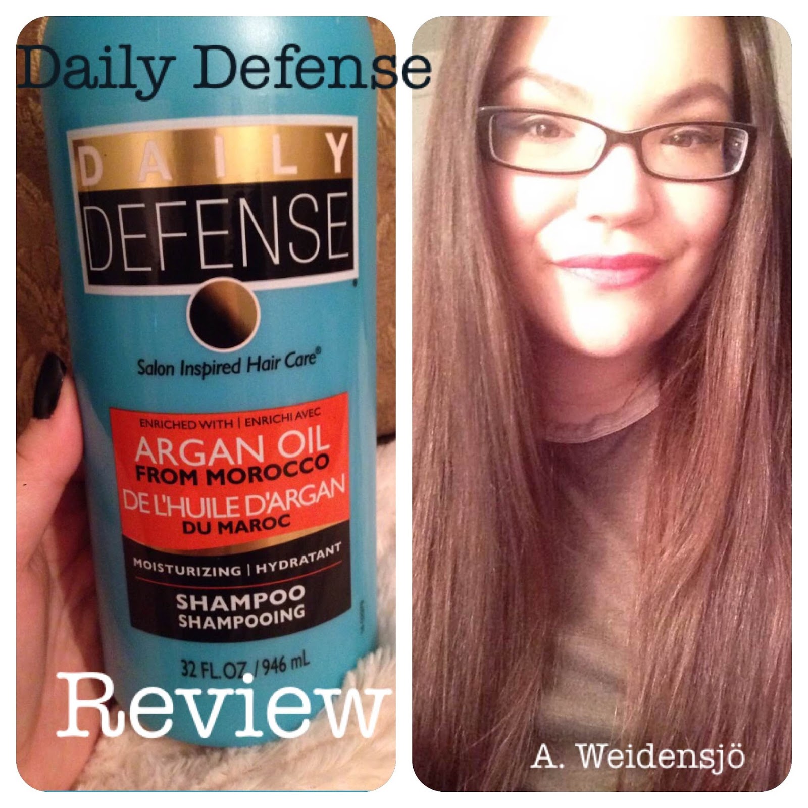 Daily Defense Argan Oil Moisturizing Shampoo (Review)