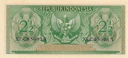 2 1/2 Rupiah 1956 (Suku Bangsa II)
