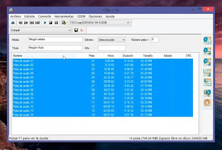 CDex para extraer música de un CD a tu PC | Blog de palma2mex