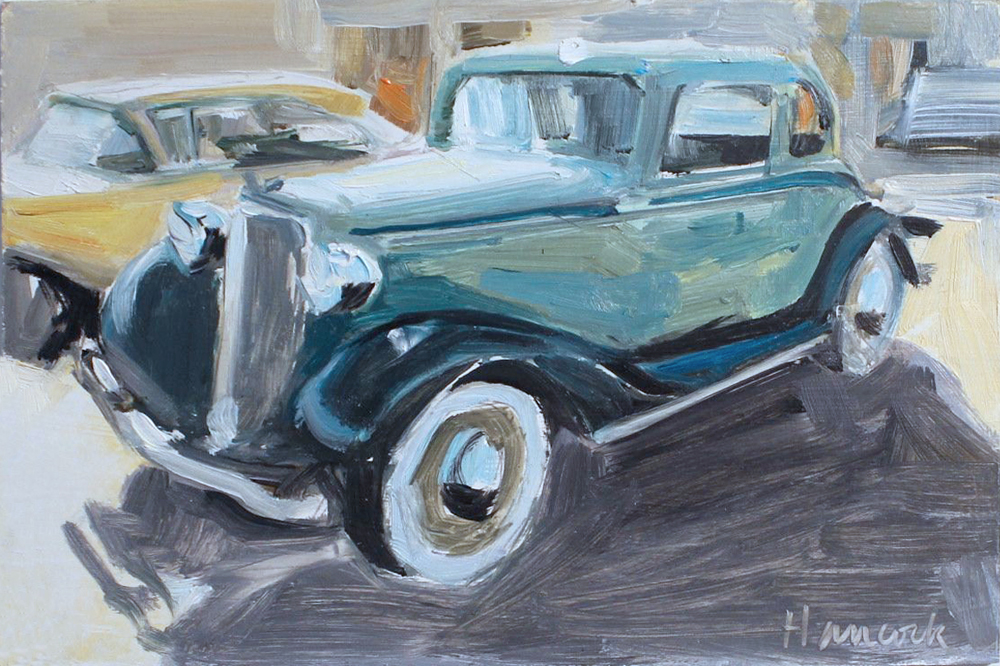 Gretchen Hancock's Paintings Car Show