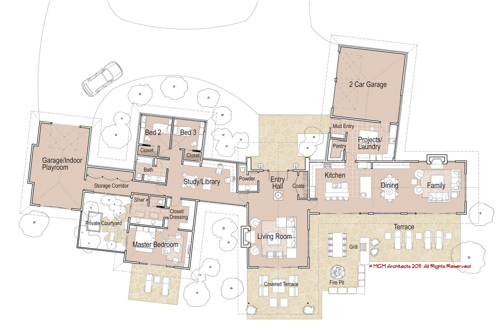 mcm design modern house plan 1 mcm design modern house plan 1