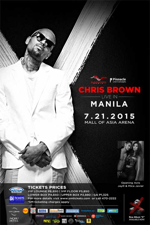 Chris Brown Live in Manila - July 21, 2015 at the Mall of Asia Arena