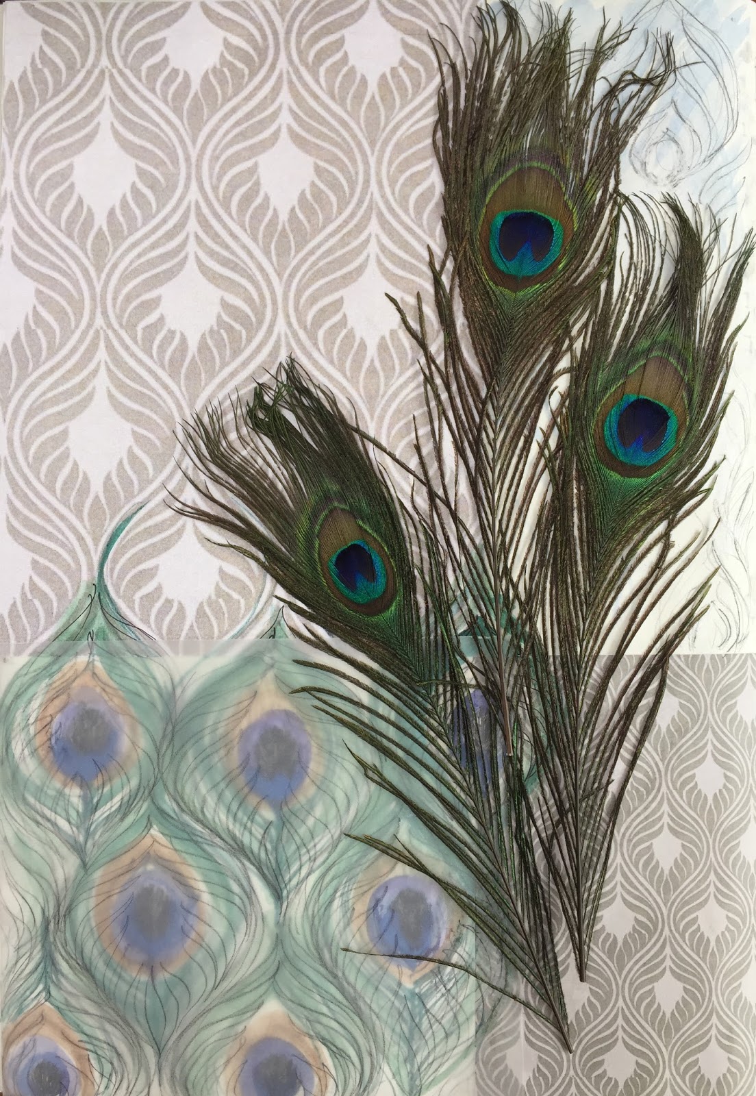 Sketchbook project - Part 3, Feathers section complete!