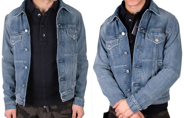 armani jean jacket