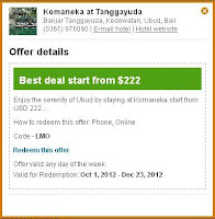 We stayed at Komaneka every bit role of our honeymoon inward Bali together with on arrival it met all of our ex Things to do in Bali and Indonesia Travel Map: KOMANEKA AT TANGGAYUDA UBUD BALI
