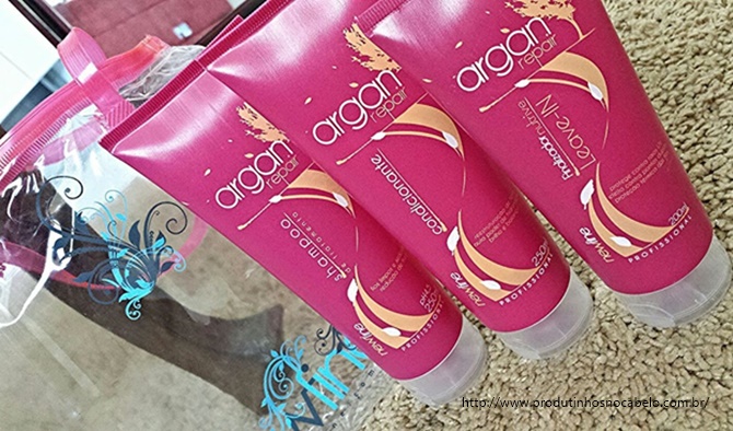 Newfine - Linha Argan Repair - PRODUTINHOS NO CABELO