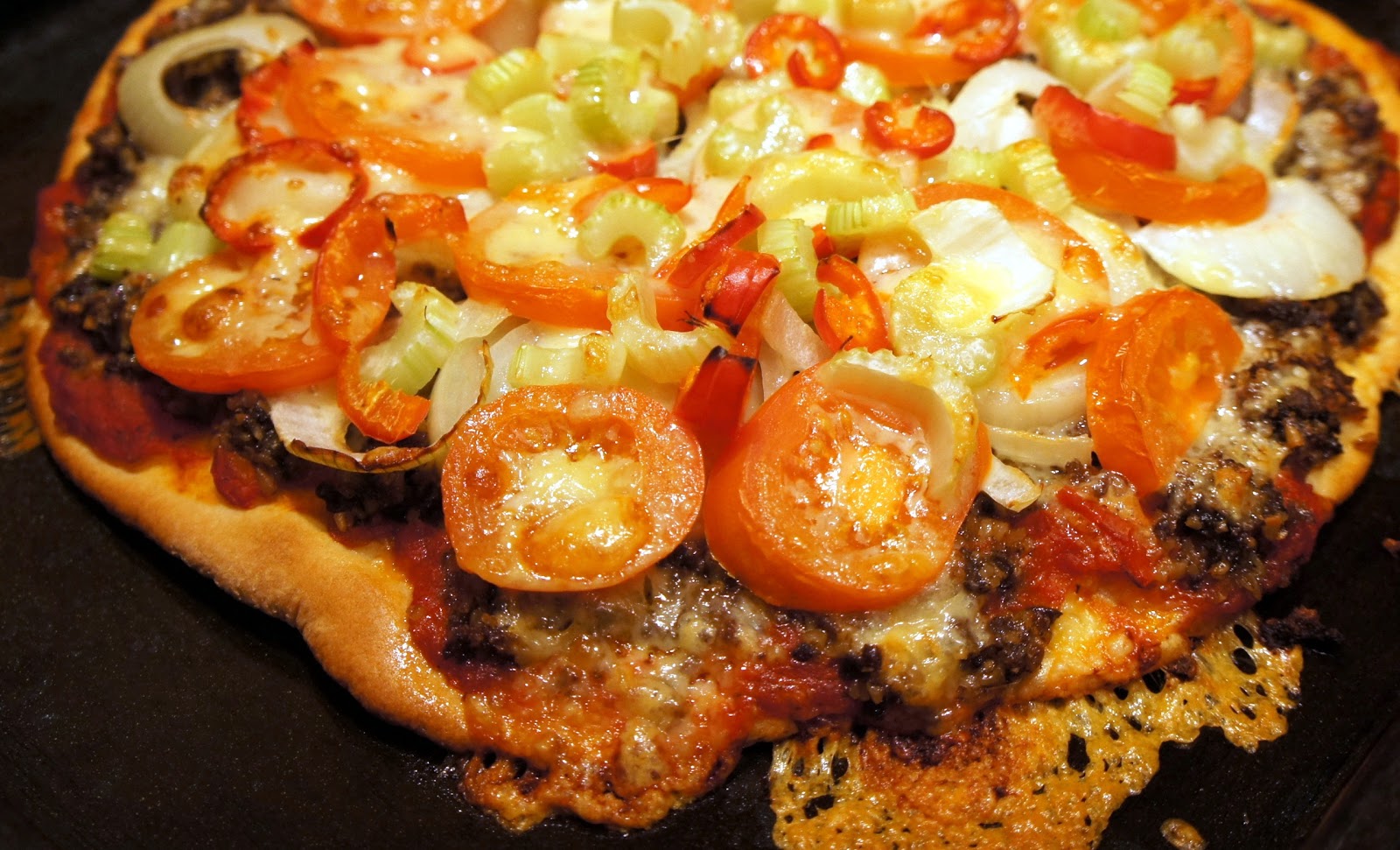 Blog Hely's Big, Hearty........ SCOTTISH HAGGIS PIZZA