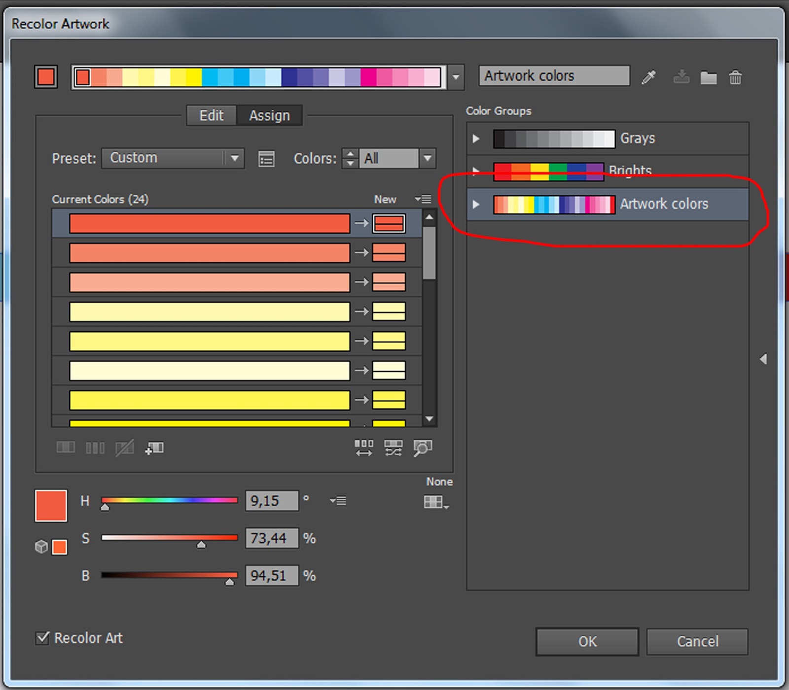 Coloring edit. GMG COLORPROOF Интерфейс. Edit Edit Colors recolor artwork в корел. Edit - Edit Colors - recolor artwork перевод.