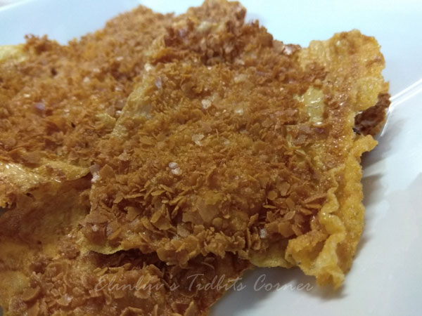 Elinluv&rsquo;s Tidbits Corner: Deep Fried Beancurd Skin With Nestum Cereal