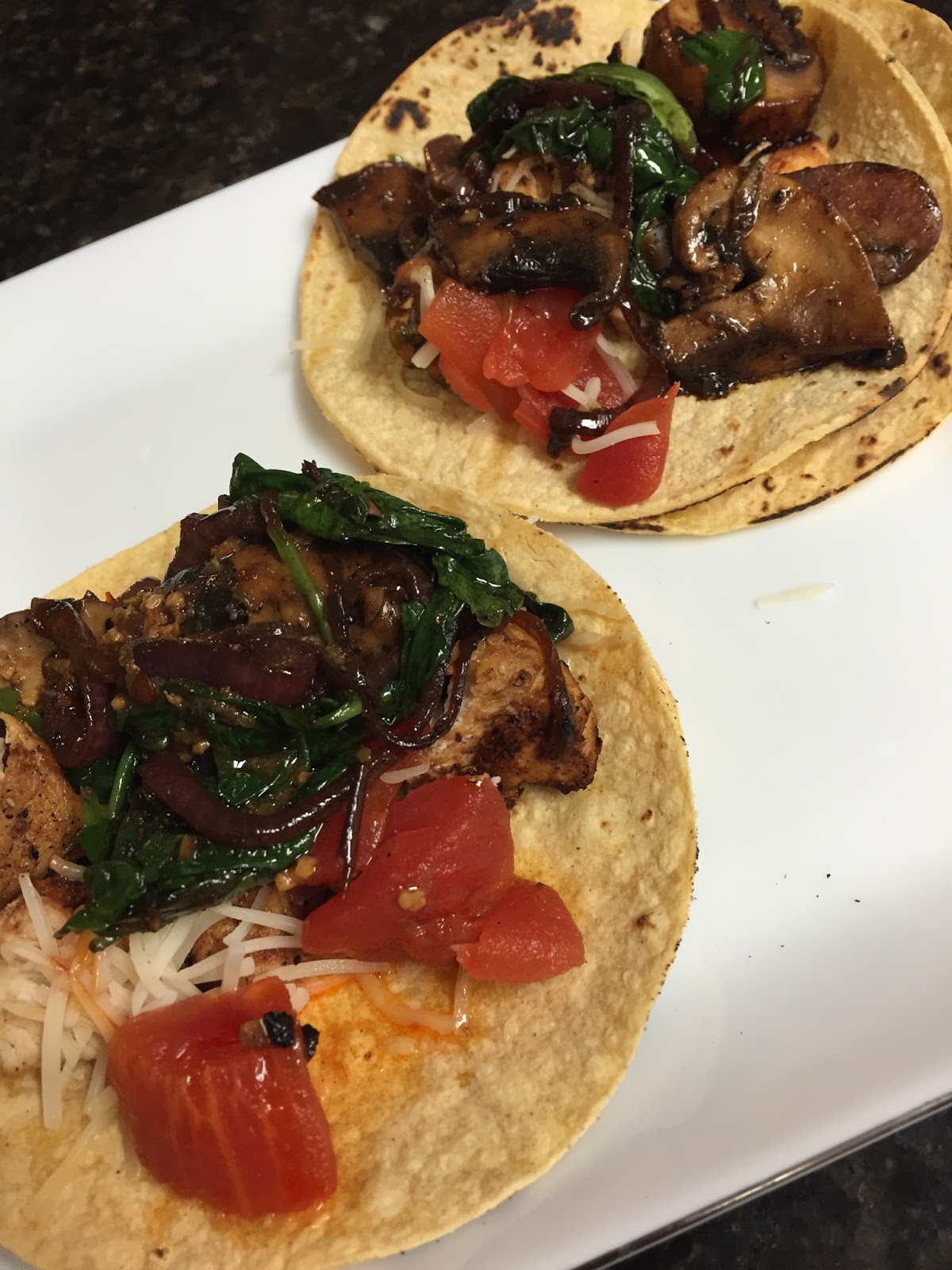 Cooking through Cravings Margarita Chicken Fajitas with Mushrooms and