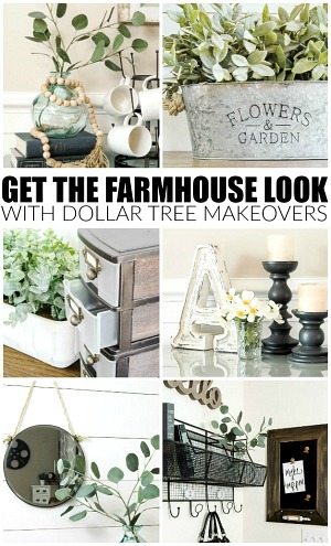 Dollar Tree farmhouse makeovers