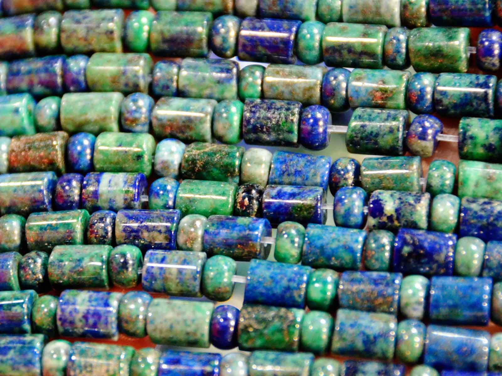 Stone beads at Bead and Button Show
