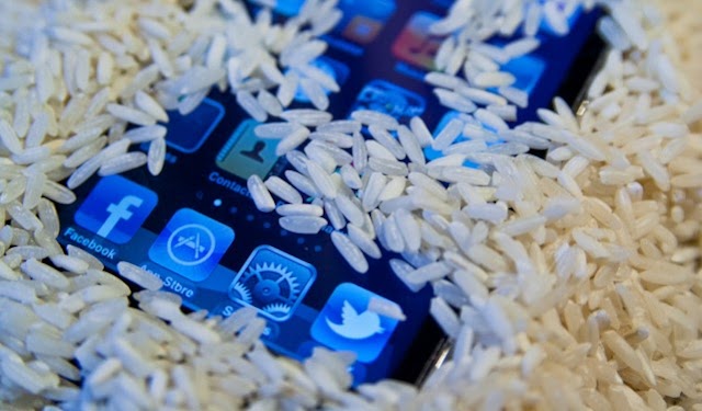 Wet's Phone into the rice can really help solve the problem?