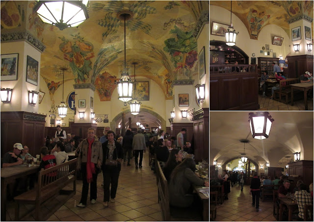 O interior da cervejaria Hofbräuhaus A cervejaria Hofbräuhaus O que ver em Munique Alemanha