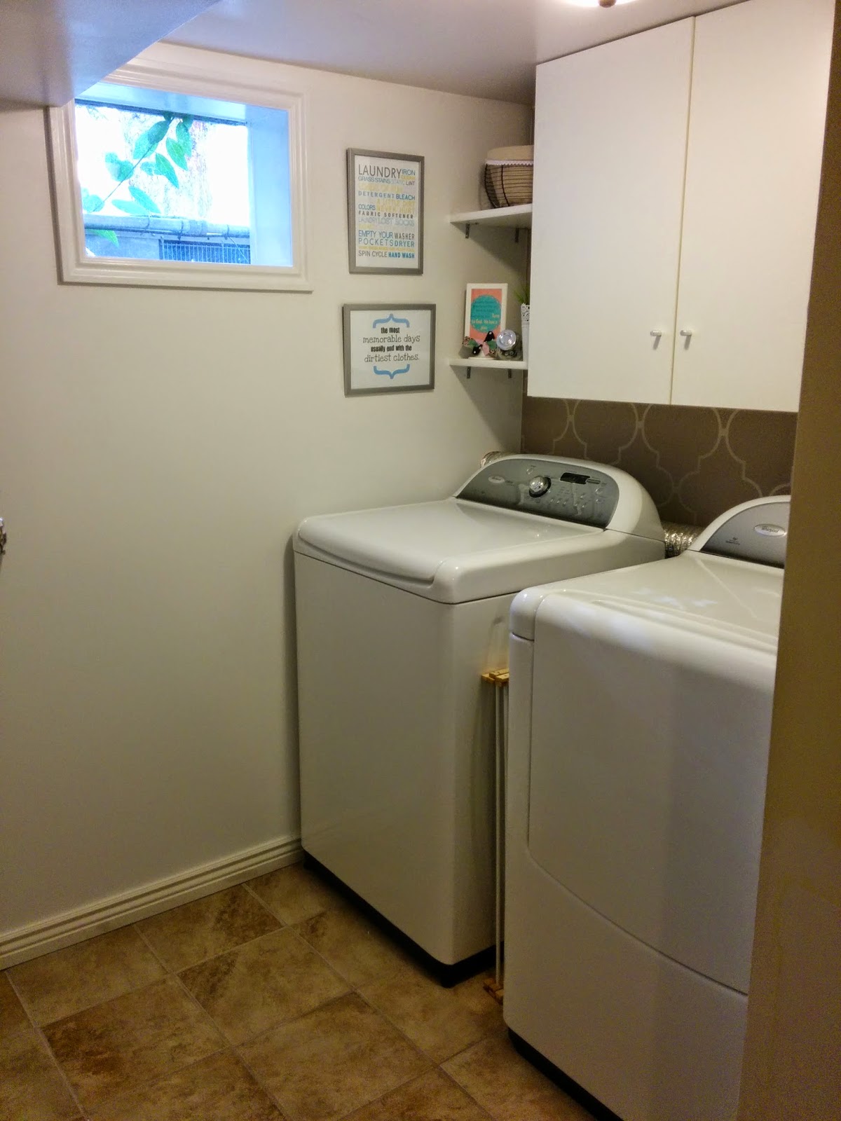Shambray Low Cost Laundry Room Makeover