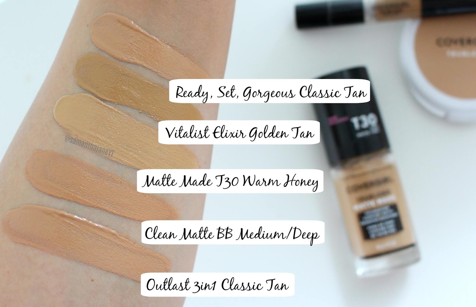 covergirl tru blend matte