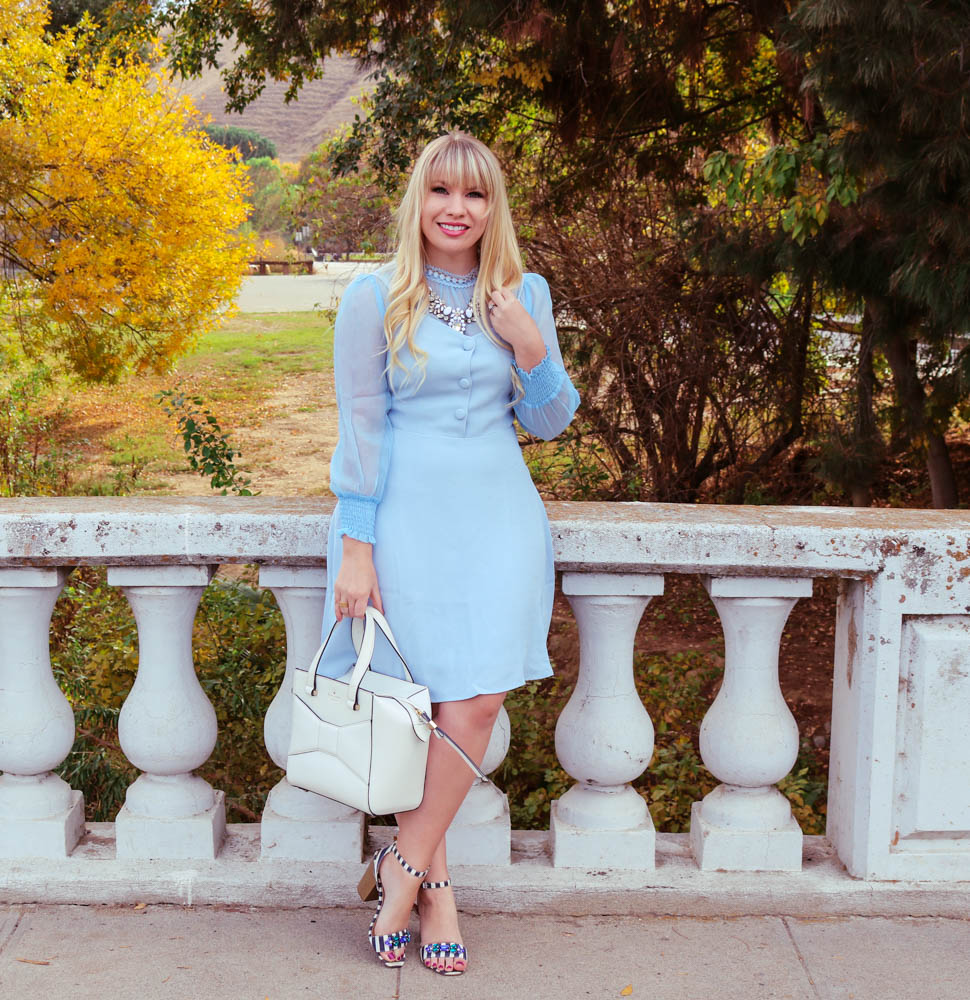 Light Blue Modern Cinderella Dress Outfit