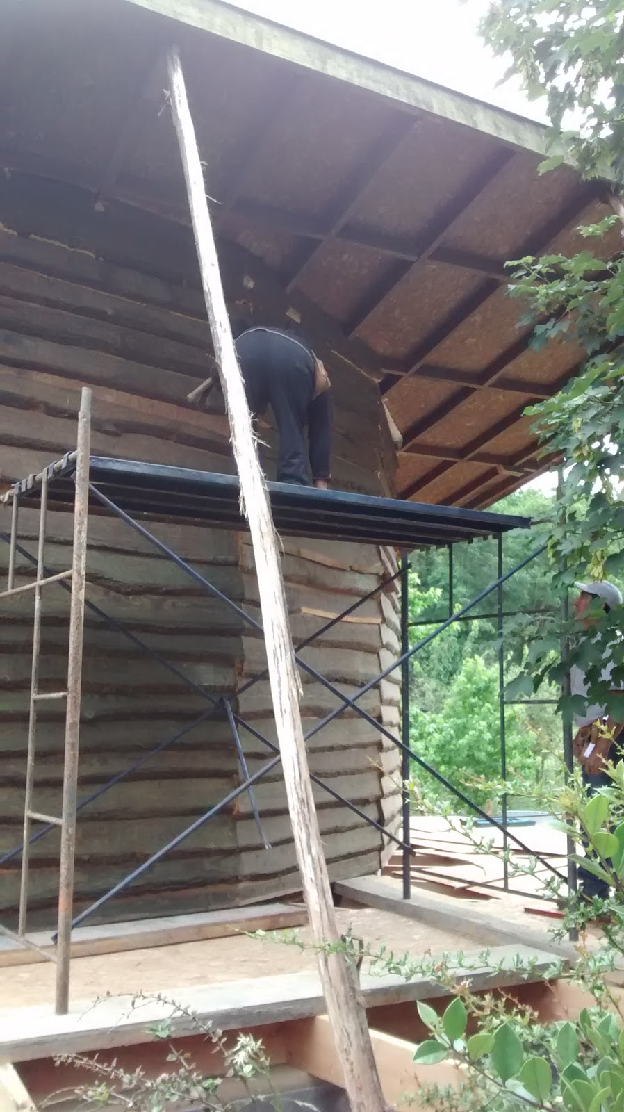 Domos Lisos: Terraza Acceso Exterior en Voladizo