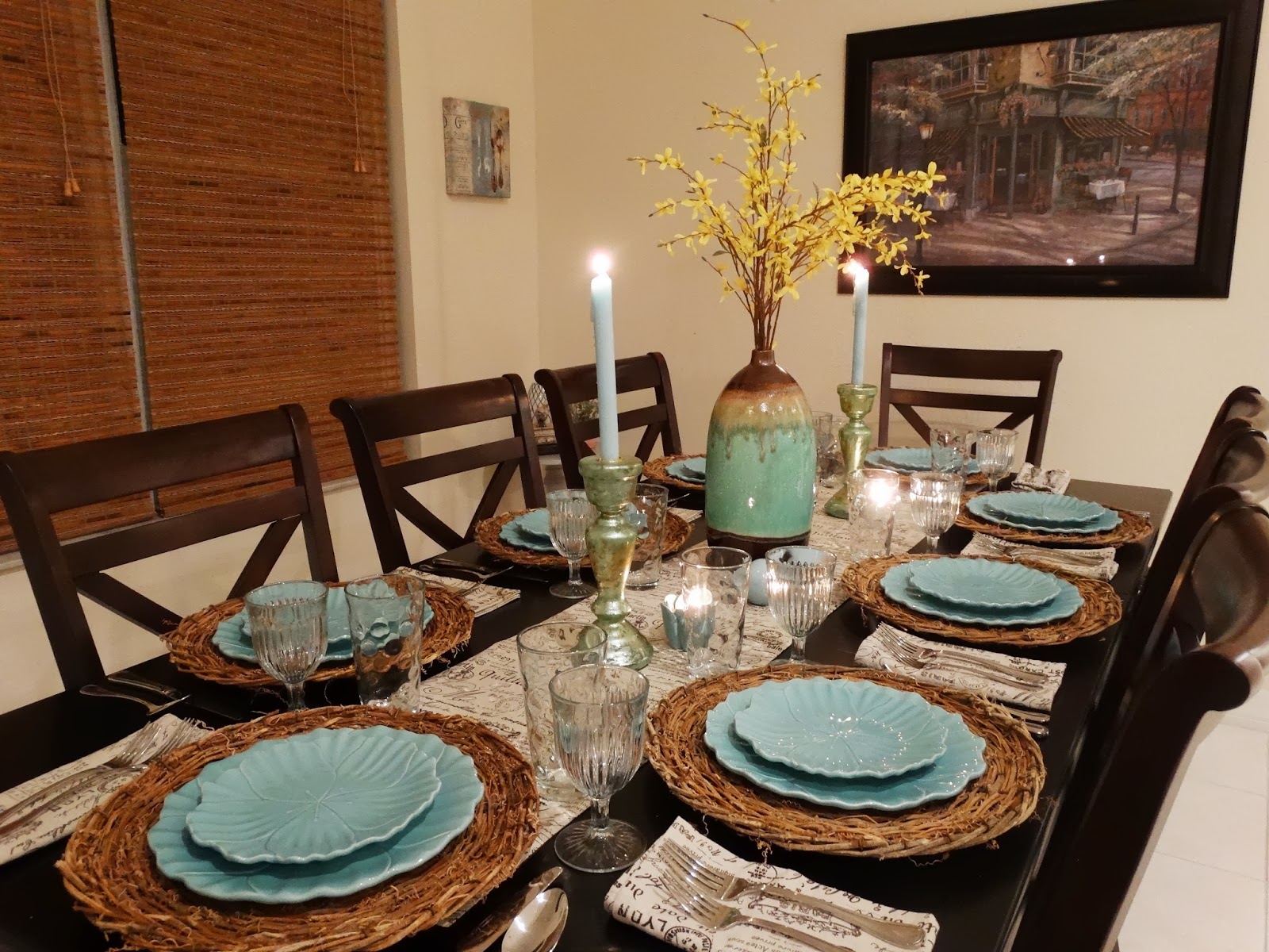 Christine's Home and Travel Adventures: First Tablescape on New Florida ...