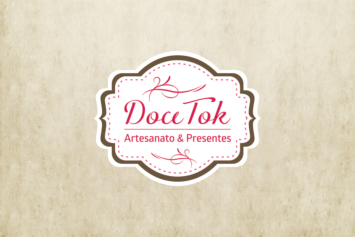 Logo - Identidade visual da Doce Tok Artesanato