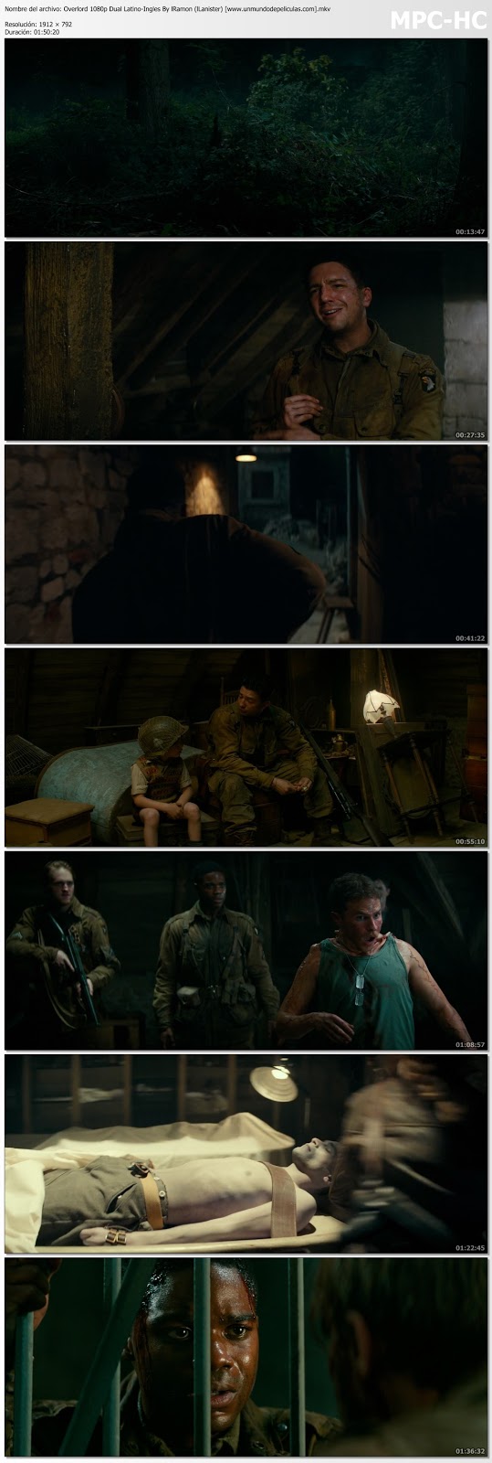 Capturas de la película.