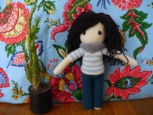 poupée mini-moi en crochet